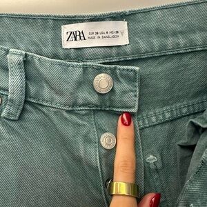 Zara Women's Teal Jeans